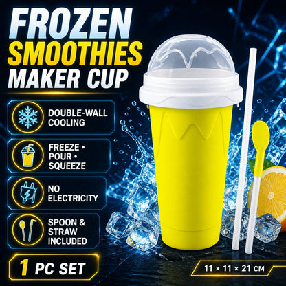 Frozen Smoothies Maker Cup – Double Layer Slushy | Tidy Table