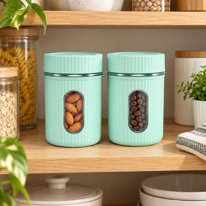 Kitchen Storage Container Set – Airtight 2-Pc 750 ML Set