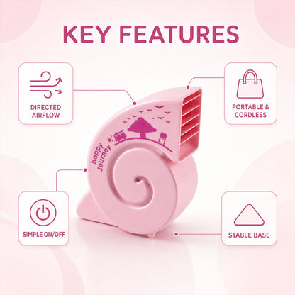 USB Mini Fan – Portable, Quiet & Bright for Any Desk | VoltDesk