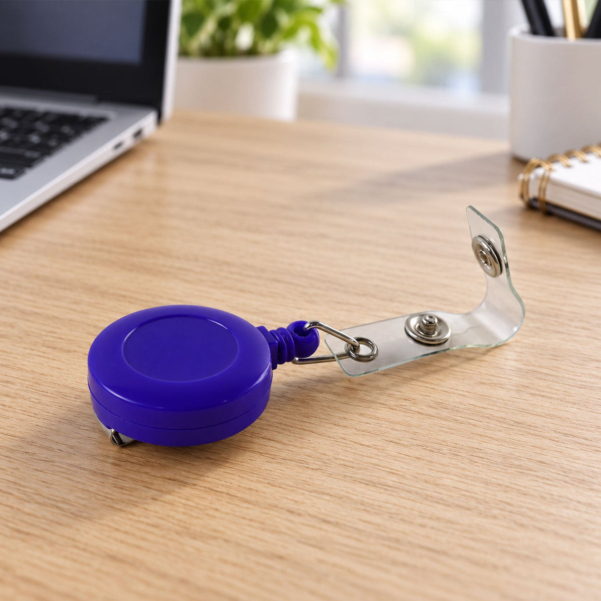 Badge reel feature view