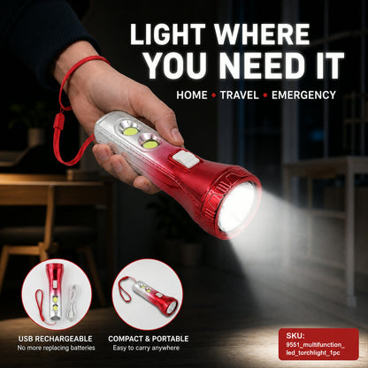 LED Torchlight – USB Rechargeable & Multi-functional |