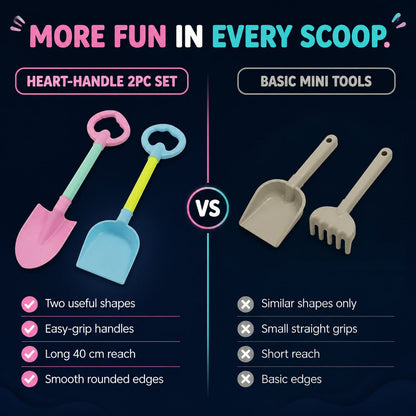 Kids Beach Sand Shovel Toy Set – Bright, Durable & Easy to Handle