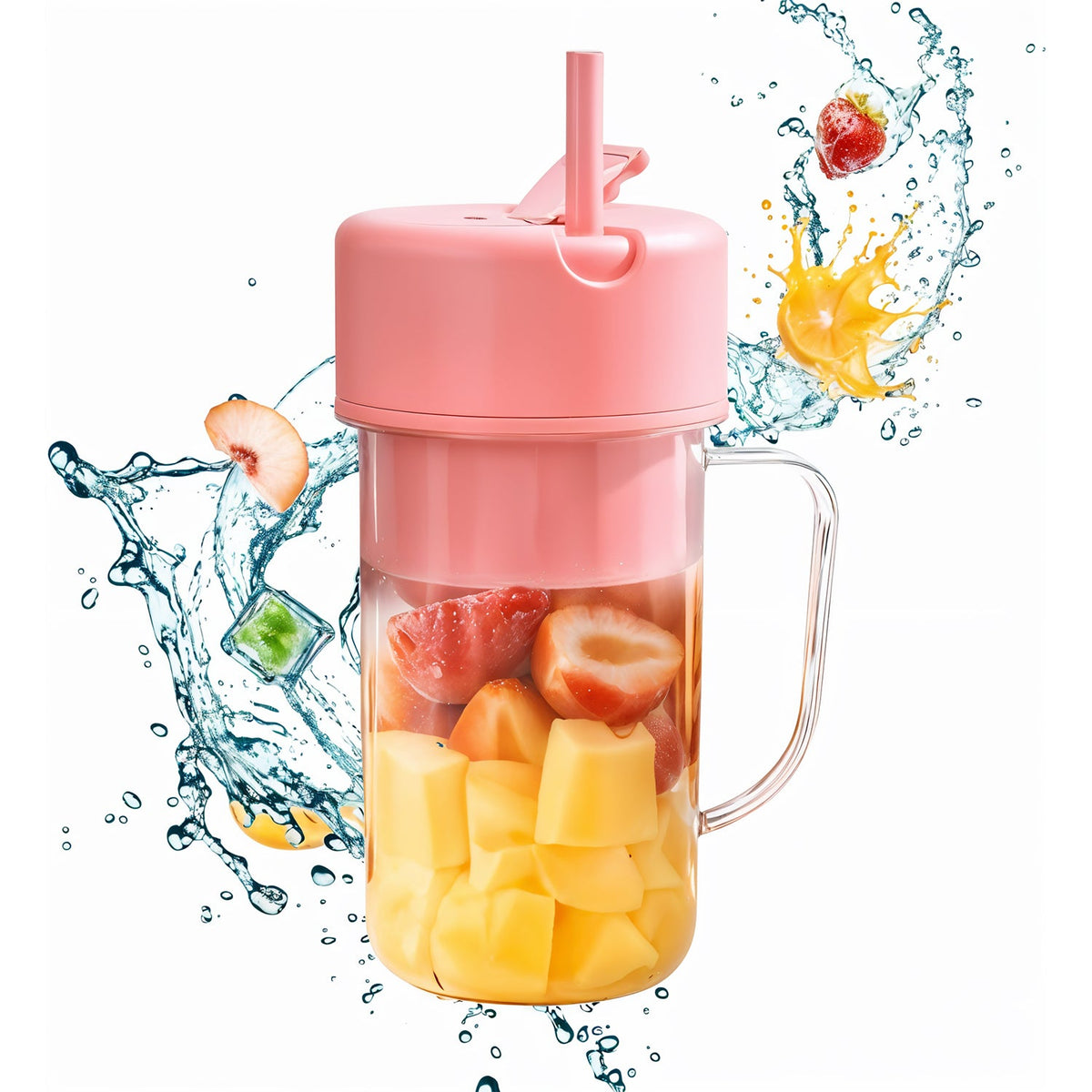 Compact juicer on an office desk
