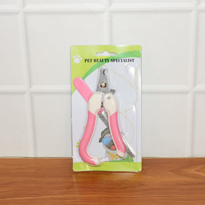 Pet Nail Clipper and File Set for Dogs and Cats, Home Pet Grooming Kit (1 Set)
