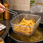 Deep Fryer Basket – Stainless Steel with Long Handle for Safe Frying