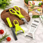 Kitchen Cutting Set – 4-Piece Stainless Steel Multi-Tool Kit