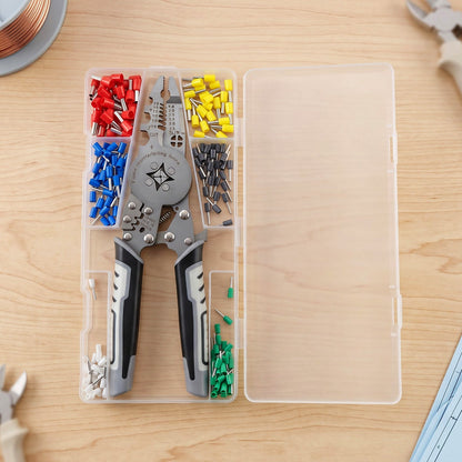 Crimping plier kit with terminal connectors