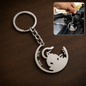 Jai Shri Ram Keychain – Hanuman Silhouette Metal Keyring