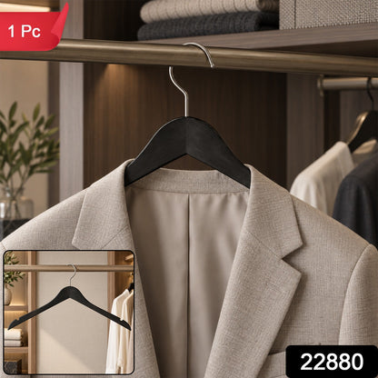 Premium Cloth Hanger – Durable Non-Slip with Metal Hook for Wardrobe