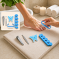 Premium 5 in 1 manicure pedicure kit – Complete nail care tools for home & travel
