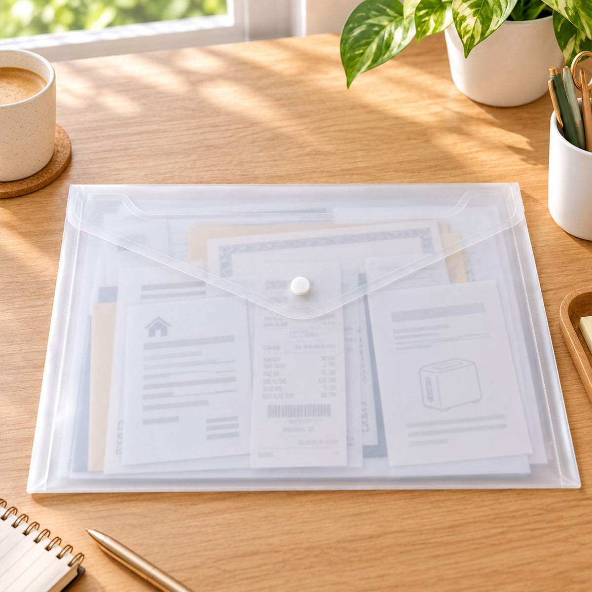 Document folder white bg