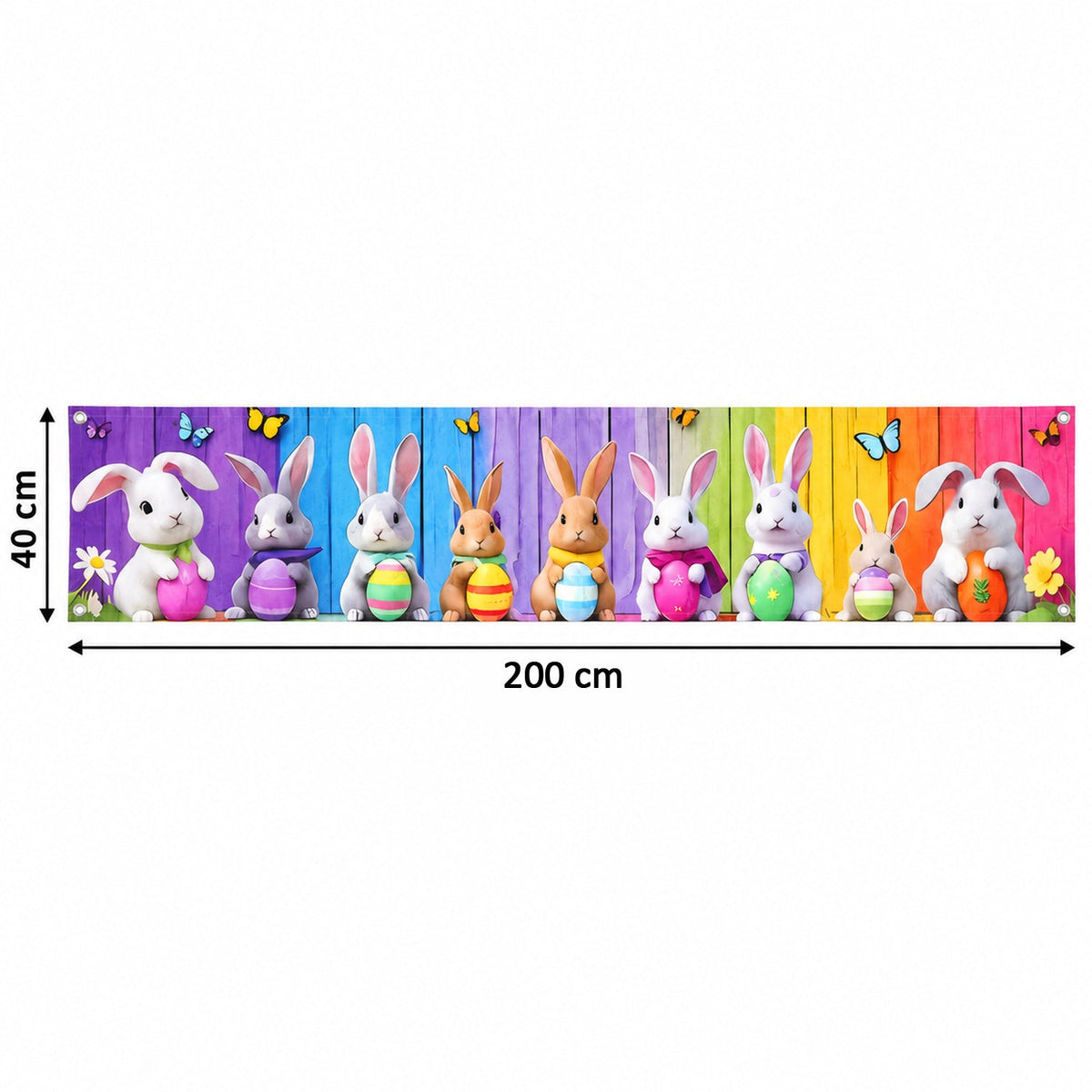 Backdrop curtain size 200x40cm