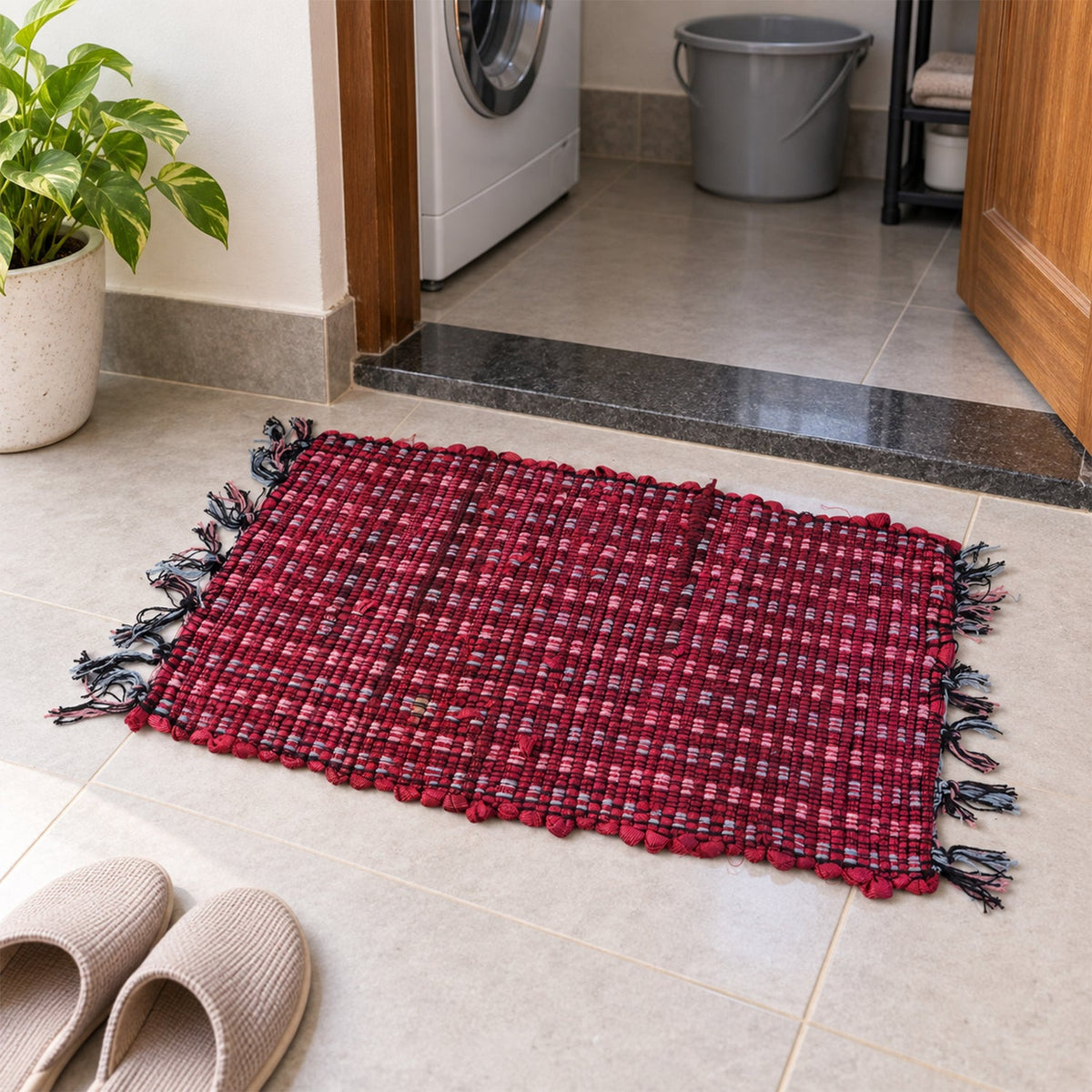 Floor mat texture view