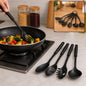 Non-stick Spoon Set – Heat-Resistant Utensils (6 Pc) | Velvet Wipe