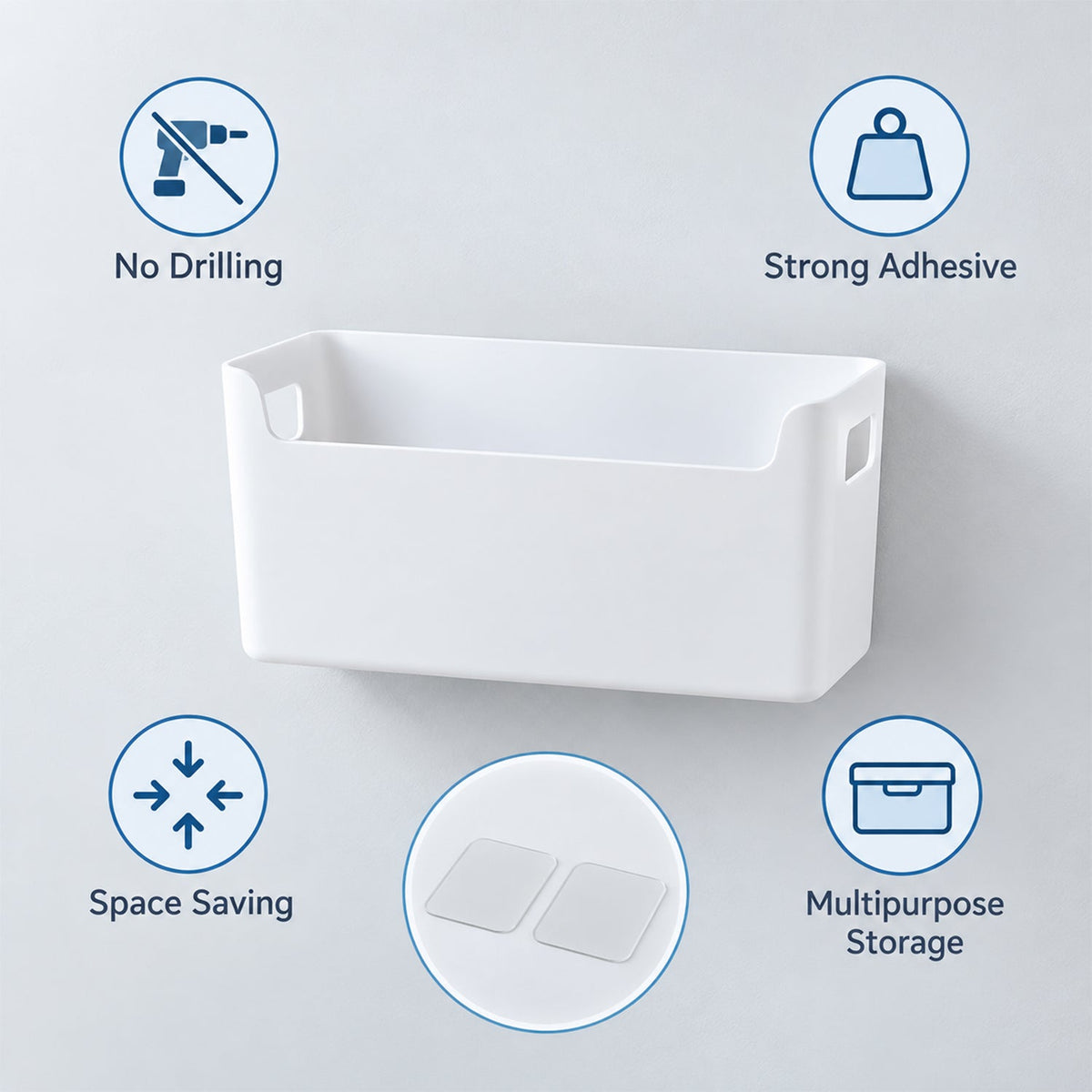 Storage box white bg