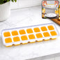 Ice Cube Tray with Spill-Proof Lid – Effortless Ice Making and Space Saving