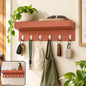 Key Holder Stand – 6 Hooks Multiuse for Home & Bathroom | Bathora