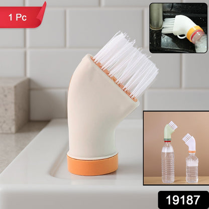 The cream and orange brush attachment is shown with a '1 Pc' label and two insets demonstrating its use.