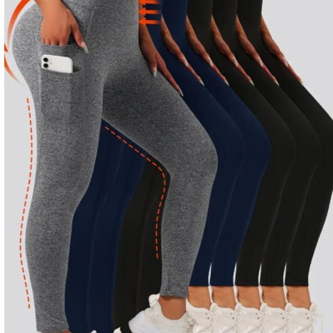 Free size , Soft & Comfy Slim Elastic Tights With Side Pockets