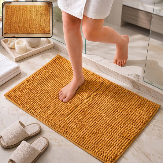 Anti Slip Absorbent Floor Mat for Home Entrance and Kitchen (1 Pc, 77x49 Cm)