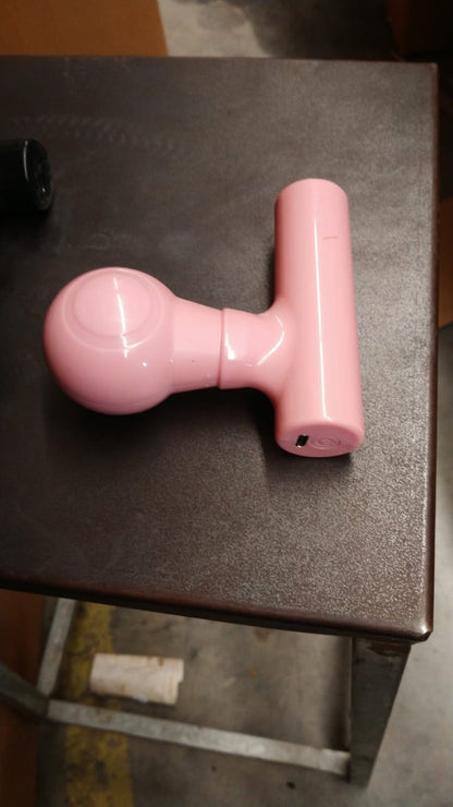 Black mini body massager presented in its retail box packaging, great for gifting.