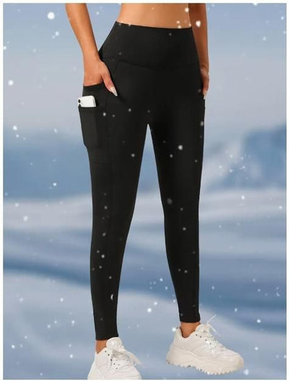 Free size , Soft & Comfy Slim Elastic Tights With Side Pockets