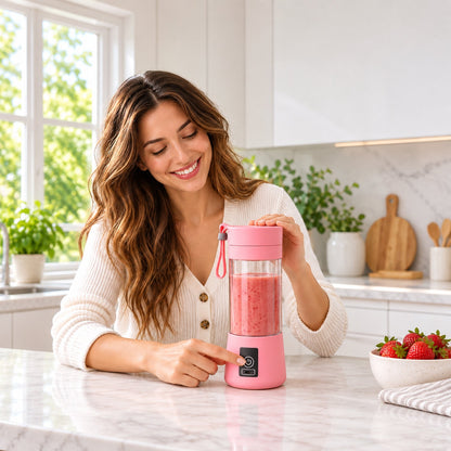 Portable USB Electric Juicer – 6-Blade Blender & Shaker | Chef’s Embrace