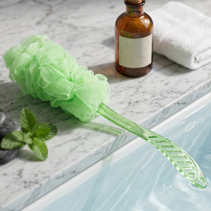 Long Handle Back Scrubber for Bathroom Shower, Body Loofah Brush 45 Cm (1 Pc)