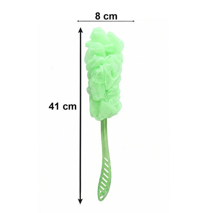 Long Handle Back Scrubber for Bathroom Shower, Body Loofah Brush 45 Cm (1 Pc)