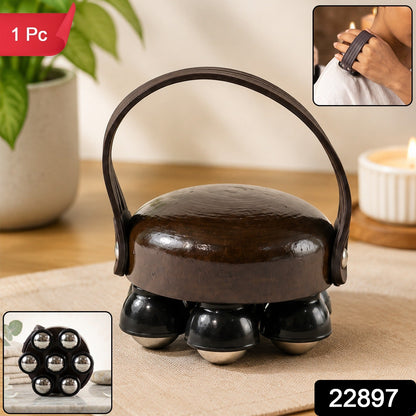Handheld Roller Body Massager with Hand Strap for Full Body