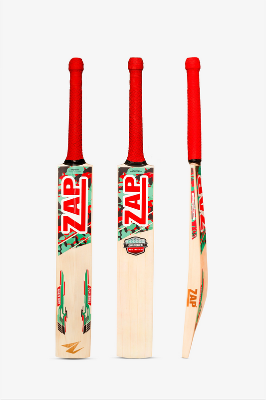 ZAP Gun Pro Tactical English Willow Cricket Bat-0