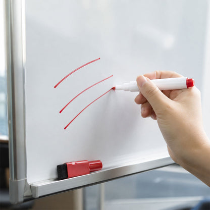 Vivid red dry wipe marker for classroom or office use