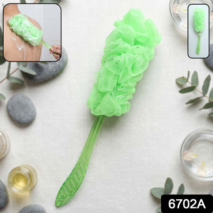 Long Handle Back Scrubber for Bathroom Shower, Body Loofah Brush 45 Cm (1 Pc)